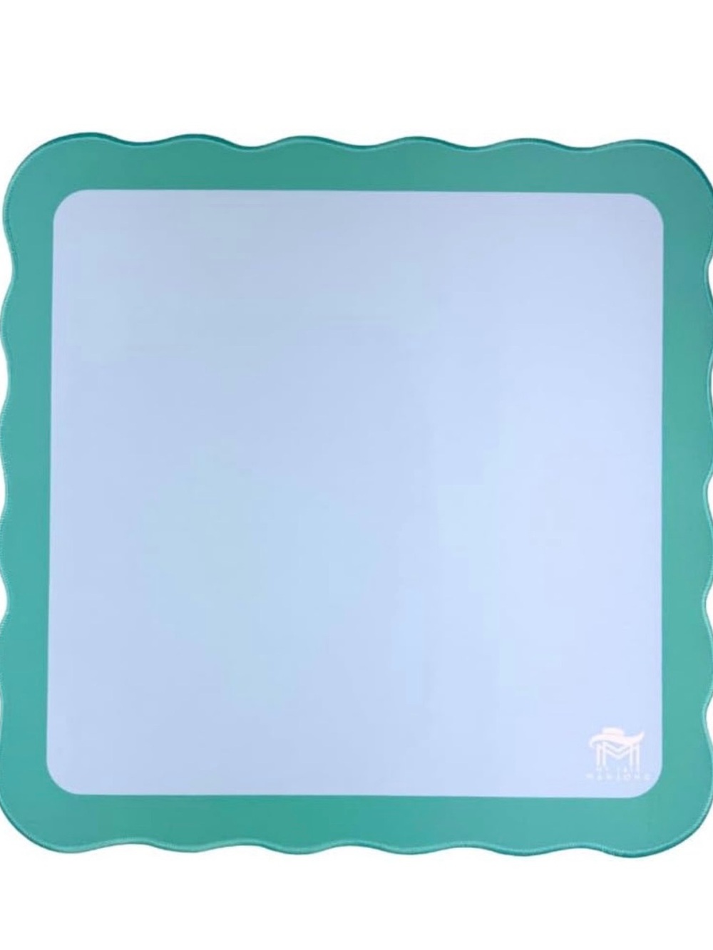My Fair Mahjong Scalloped Mini Mahjong Mat - 21” x 21”
